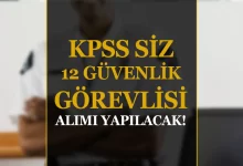 tübitak güvenlik görevlisi alımı