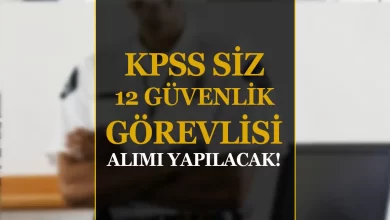 tübitak güvenlik görevlisi alımı