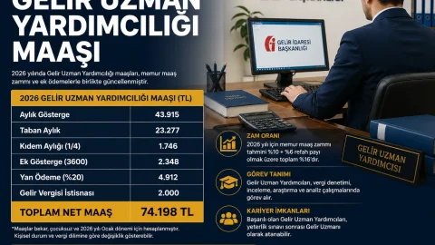 Gelir Uzman Yardımcılığı Maaşı 2026 Ne Kadar? GİB Kariyer Meslek Maaşları