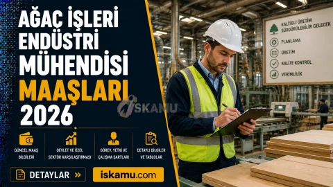 Ağaç İşleri Endüstri Mühendisi Maaşları 2026 Ne Kadar? Güncel Kamu ve Özel Sektör Maaşları