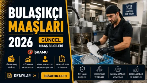 Bulaşıkçı Maaşları 2026 Ne Kadar? Güncel Kamu ve Özel Sektör Maaşları