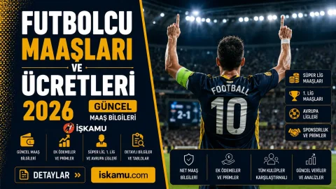 Futbolcu Maaşları ve Ücretleri 2026 Ne Kadar? Süper Lig ve Profesyonel Futbolcu Kazançları