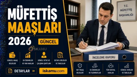 Müfettiş Maaşları 2026 Ne Kadar? Güncel Kamu ve Özel Sektör Maaşları