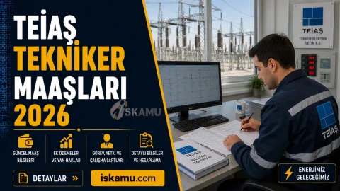 TEİAŞ Tekniker Maaşları 2026: Sözleşmeli ve İşçi Statüsü