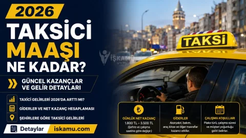 Taksici Maaşı 2026: Taksi Şoförleri Aylık Ne Kadar Kazanıyor?