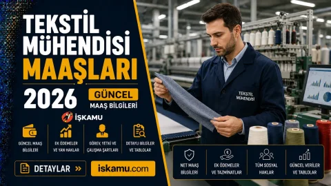 Tekstil Mühendisi Maaşları 2026 Ne Kadar? Güncel Kamu ve Özel Sektör Maaşları