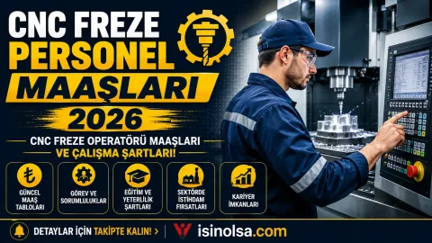 CNC Freze Personel Maaşları 2026: CNC Freze Operatörü Ne Kadar Maaş Alıyor?