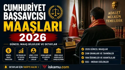 Cumhuriyet Başsavcısı Maaşları 2026: Başsavcı Ne Kadar Maaş Alıyor?