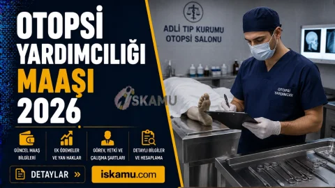 Otopsi Yardımcılığı Maaşı 2026: Kamuda Güncel Rakamlar